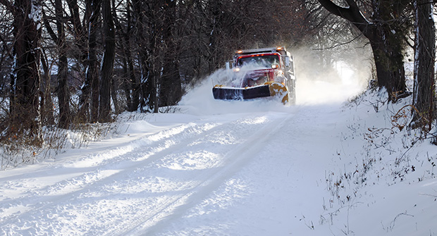 snow plow truck